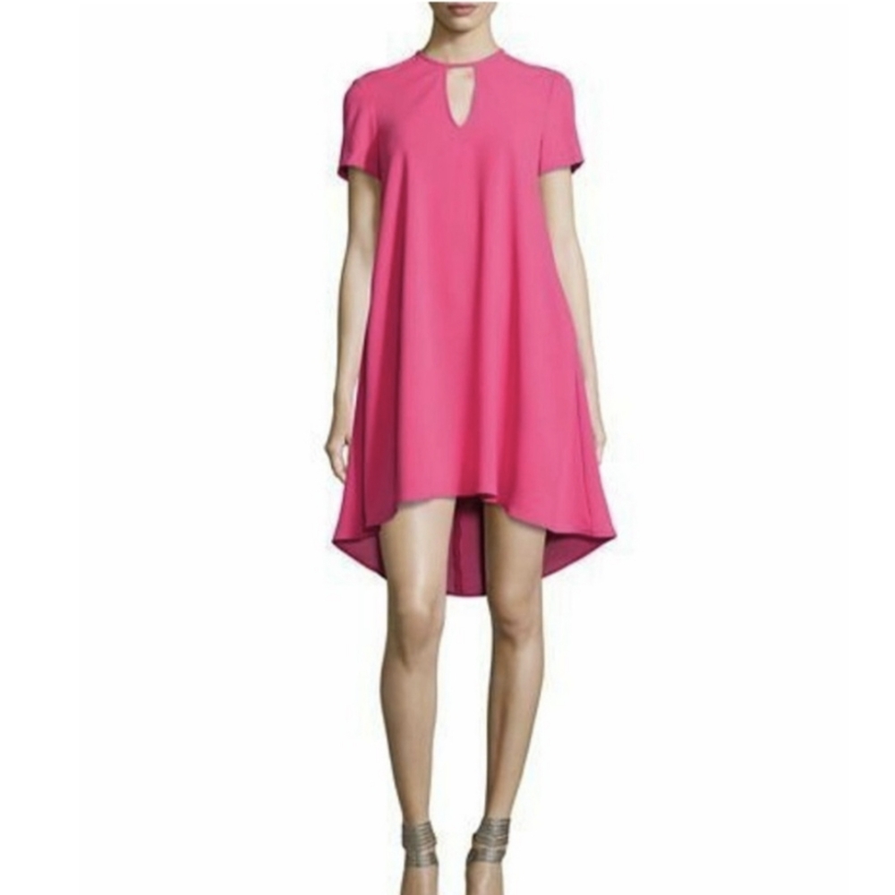 Trina Turk Hot Pink Fuschia Flowy Dress XS - Bright Colorful Summer Fun
